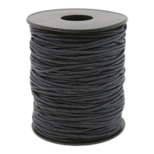 Waxed Cord - 1.0 mm - Black