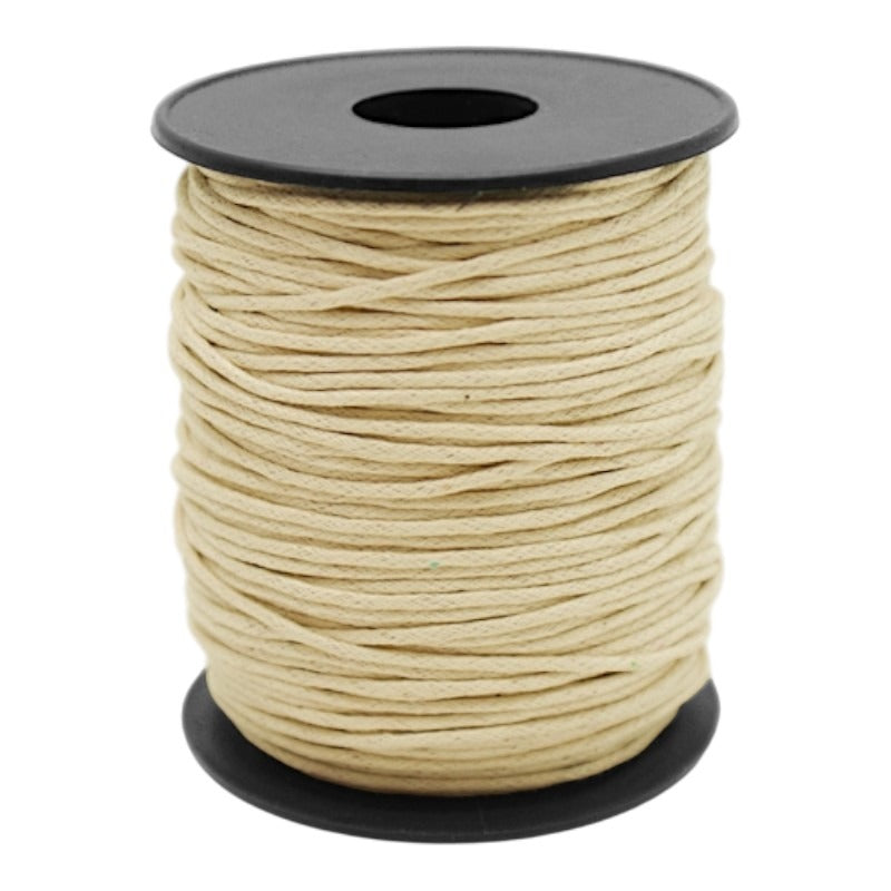 Waxed Cord - 1.0 mm - Natural