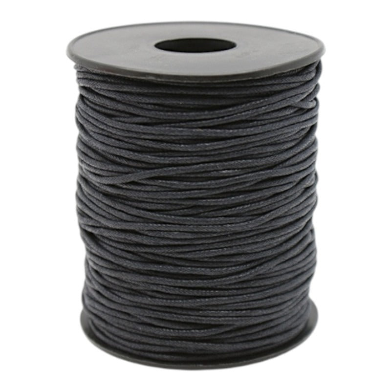 Waxed Cord - 2.0 mm - Black