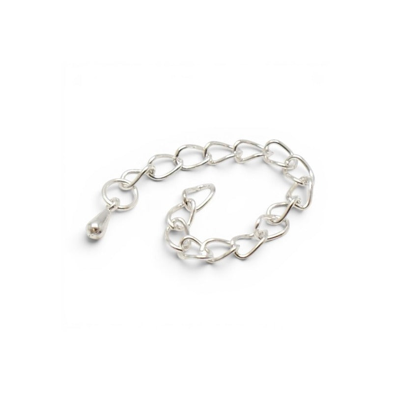 Extension Chain - 7 cm, Silver Plated