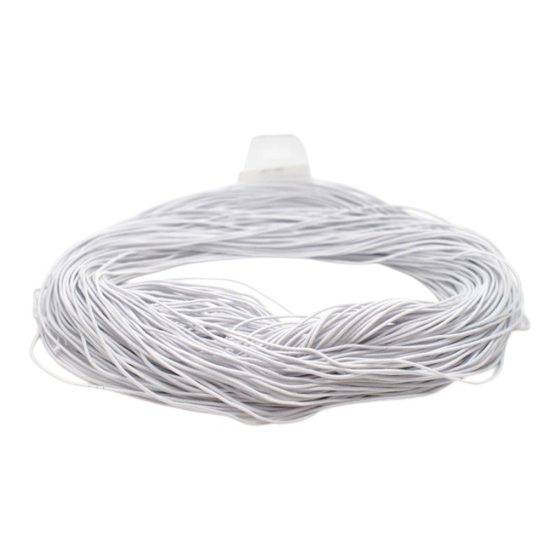 Elastic - Fabric Covered - WHITE 1.2 Mm - HANK