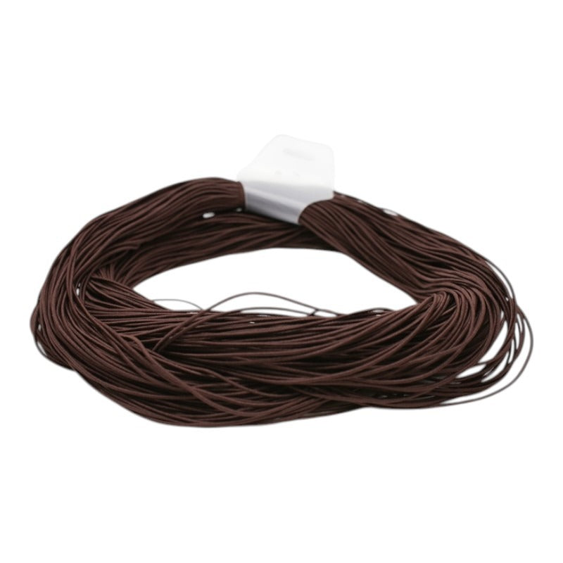 Elastic - Fabric Covered - BROWN 1.2 Mm - HANK