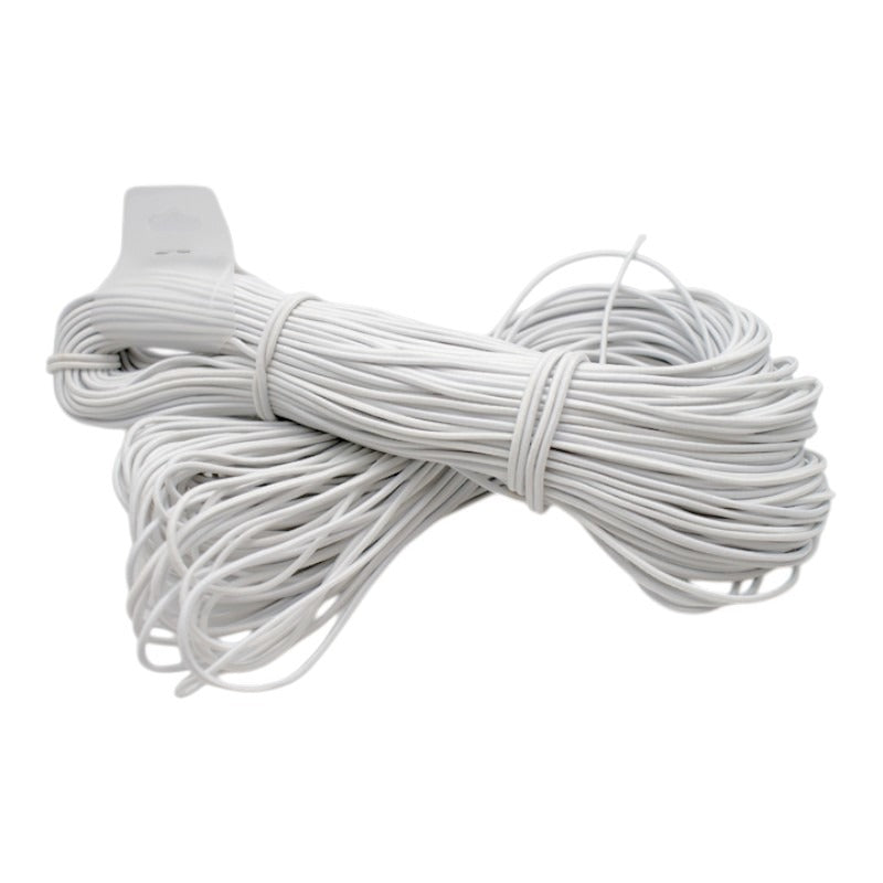 Elastic - Fabric Covered - WHITE 2.0 Mm - HANK