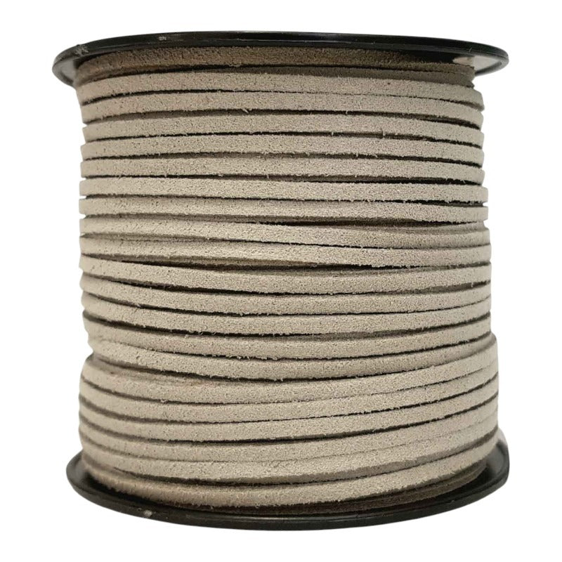 Imitation SUEDE CORD 2.7 Mm - 90 M REEL - STONE