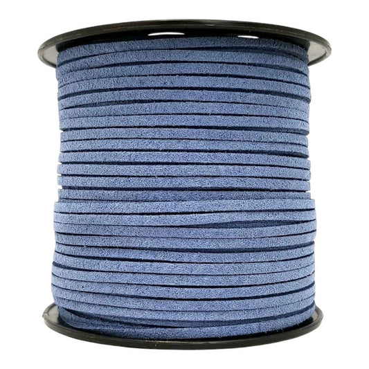 Imitation SUEDE CORD 2.7 Mm - 90 M REEL - DENIM BLUE