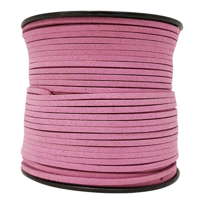 Imitation SUEDE CORD 2.7 Mm - 90 M REEL - Medium PINK
