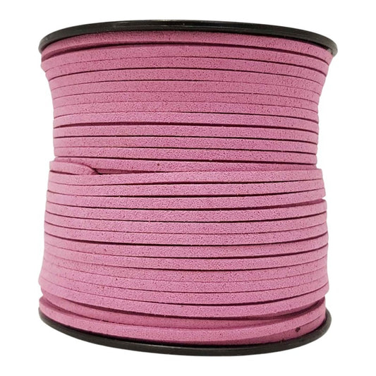 Imitation SUEDE CORD 2.7 Mm - 90 M REEL - Medium PINK