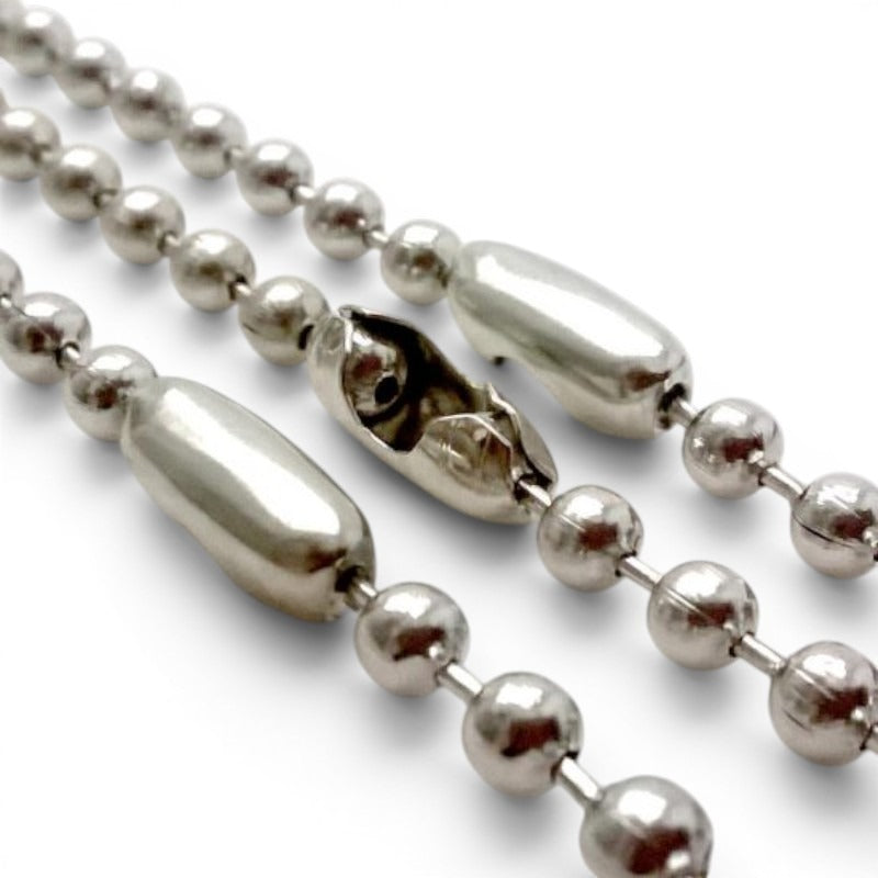 Connector FOR 3.2 Mm Ballchain - Nickel Plated