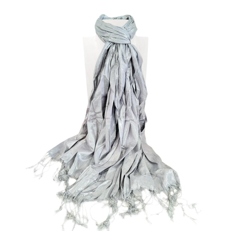 Scarf Silver Lurex - Image 2
