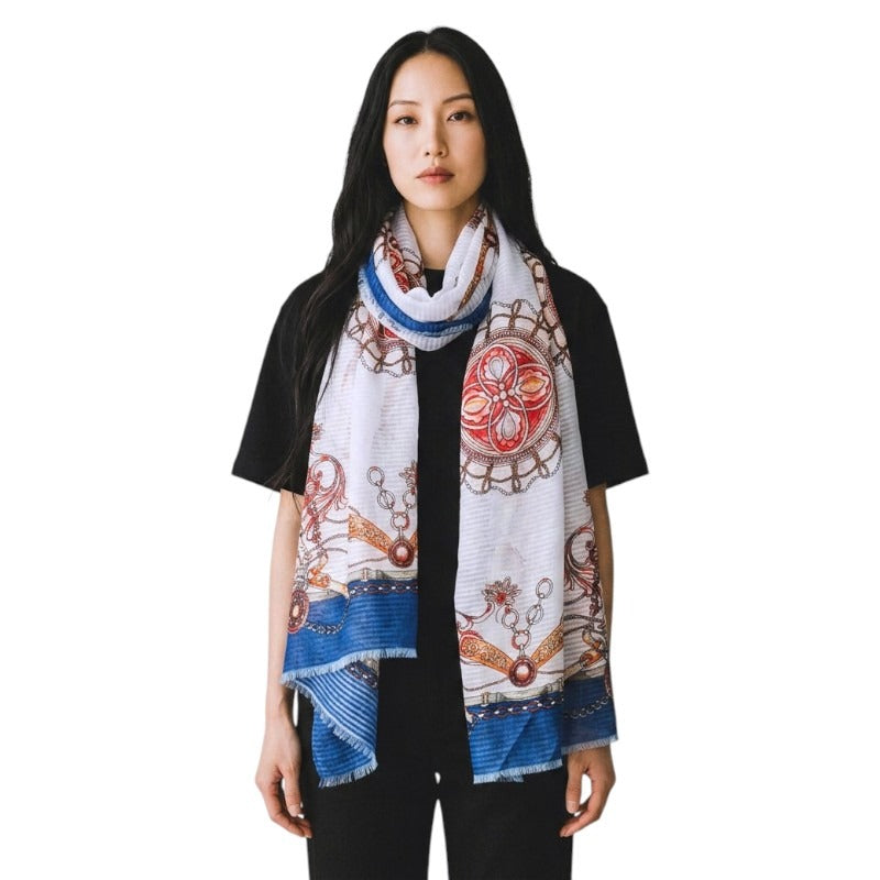 Scarf Nautical Knot - Size 185x85 cm