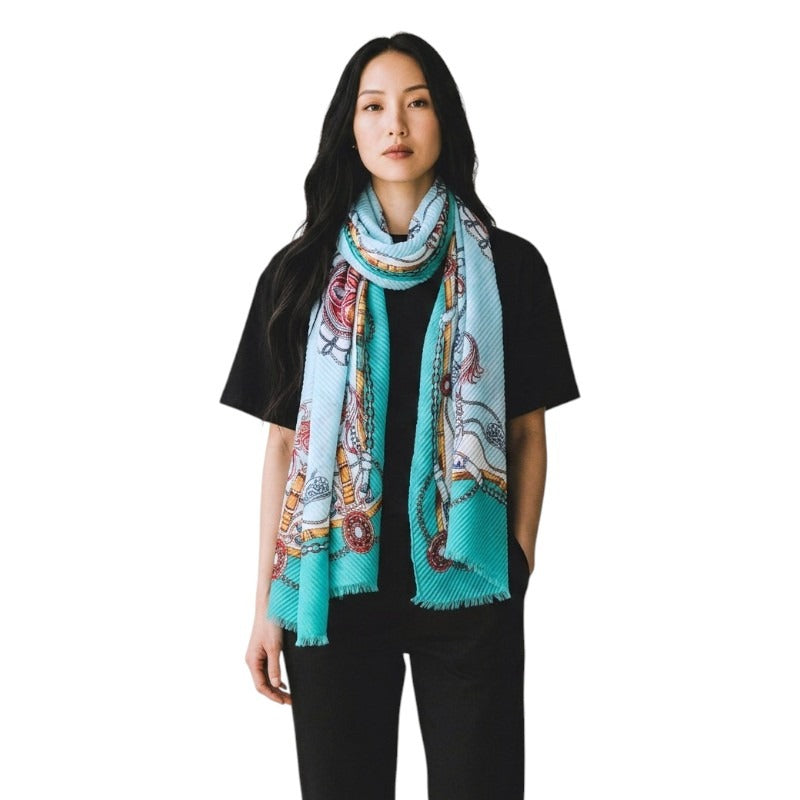 Scarf Nautical Knot - Size 185x85 cm