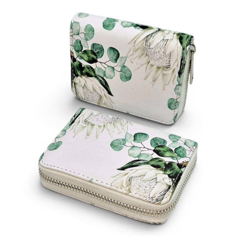 Ladies Medium Wallet - Protea - Size 11x9x2.7 cm