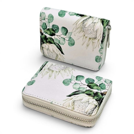 Ladies Medium Wallet - Protea - Size 11x9x2.7 cm