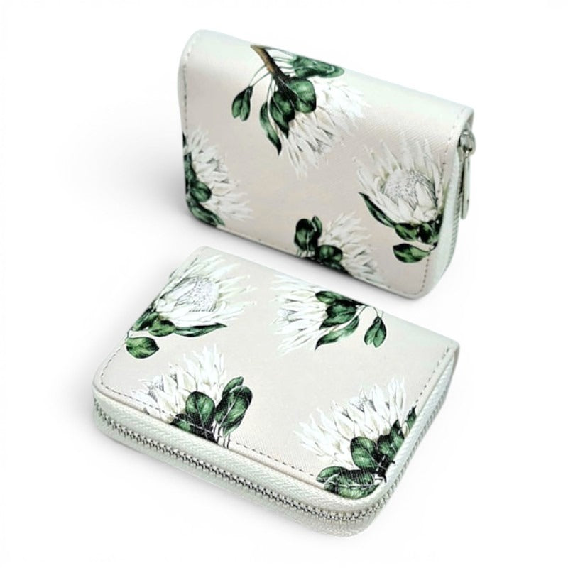 Ladies Medium Wallet - Protea - Size 11x9x2.7 cm