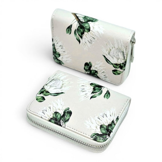 Ladies Medium Wallet - Protea - Size 11x9x2.7 cm