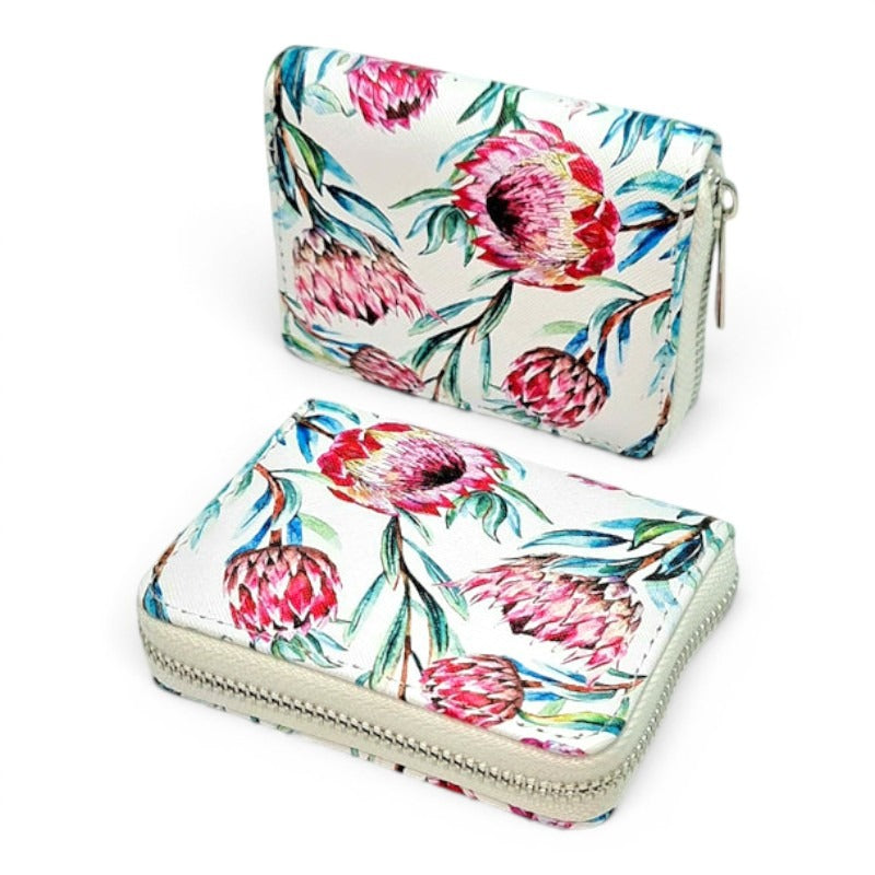Ladies Medium Wallet - Protea - Size 11x9x2.7 cm