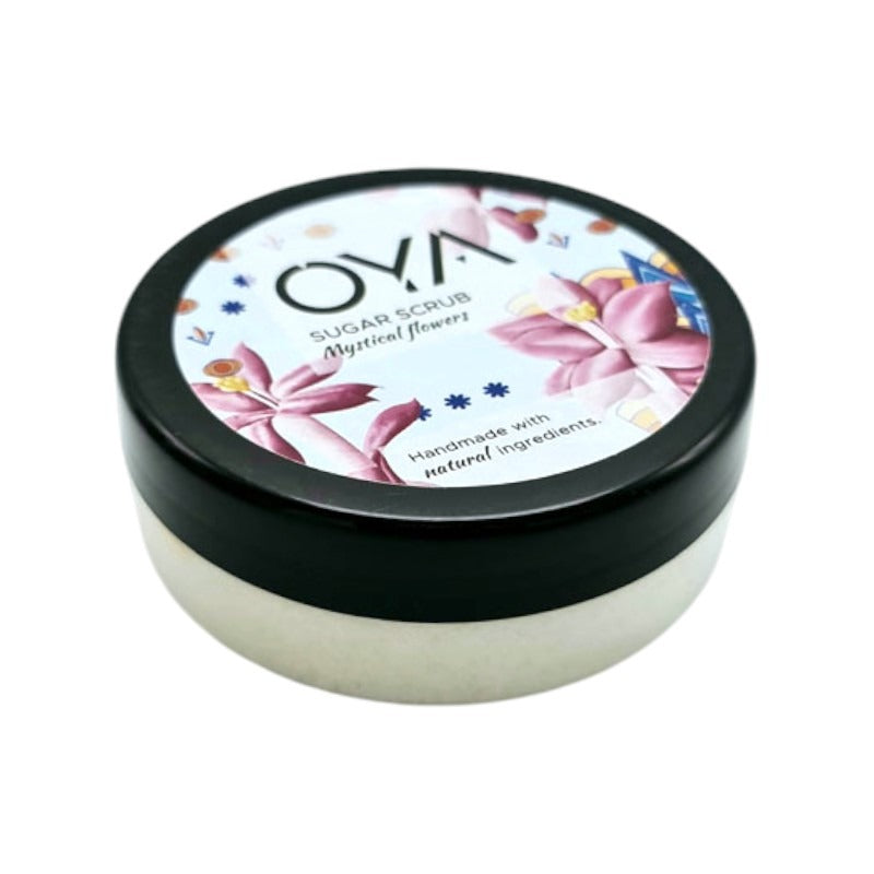 OYA Sugar Scrub - Mystical Flowers, 175 g Tub - Image 2