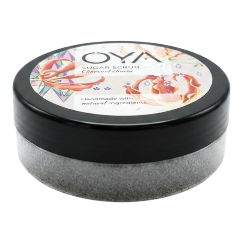 OYA Sugar Scrub - Charcoal Charm, 175 g Tub - Image 3
