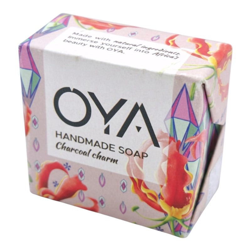 OYA Handmade Soap - Charcoal Charm, 100 g Bar