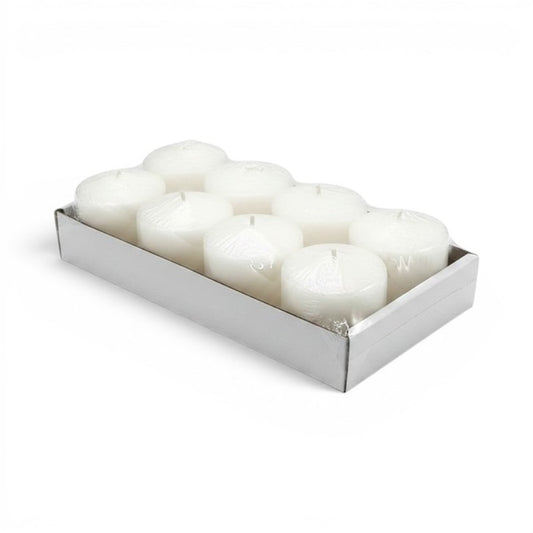 Candles: Pillar Candle - 5x5 cm 8 Pieces