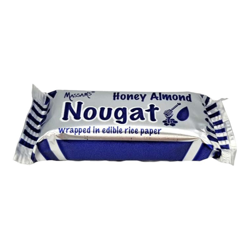 Nougart 25 G BAR - HONEY Almond Flavour - Wrapped IN Edible RICE PAPER