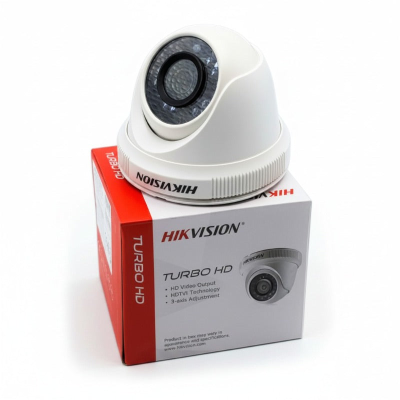 Hikvision TURBO HD Indoor IR DOME Colour Camera - 720P Covers 20 UP TO 20 M