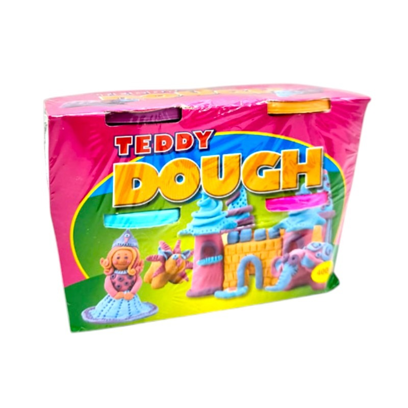 Dough Play Kit 4 Piece Teddy - Pink