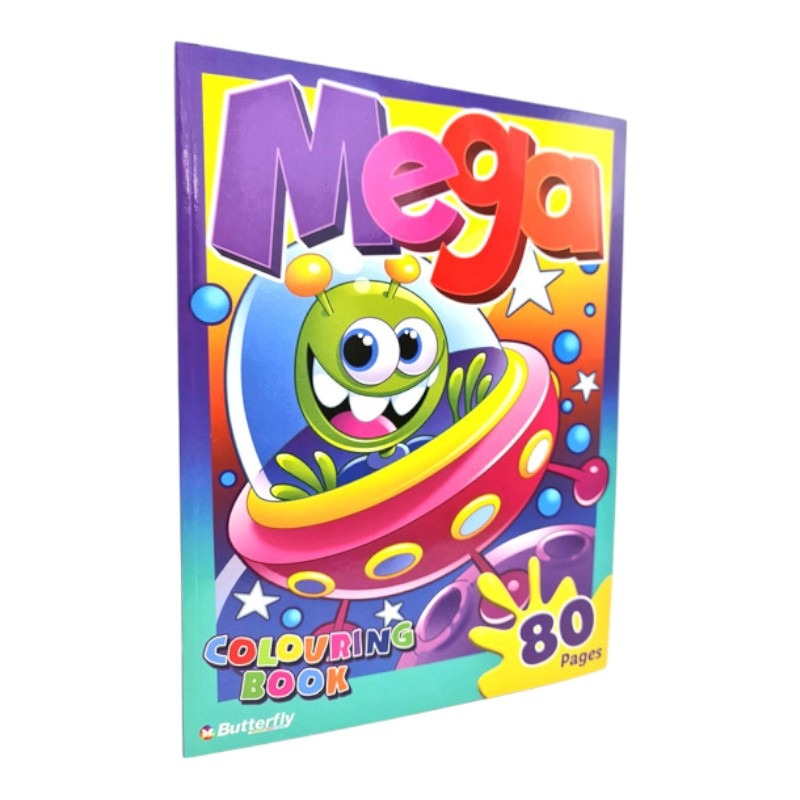 Colouring BOOK A4 80 PAGE - MEGA