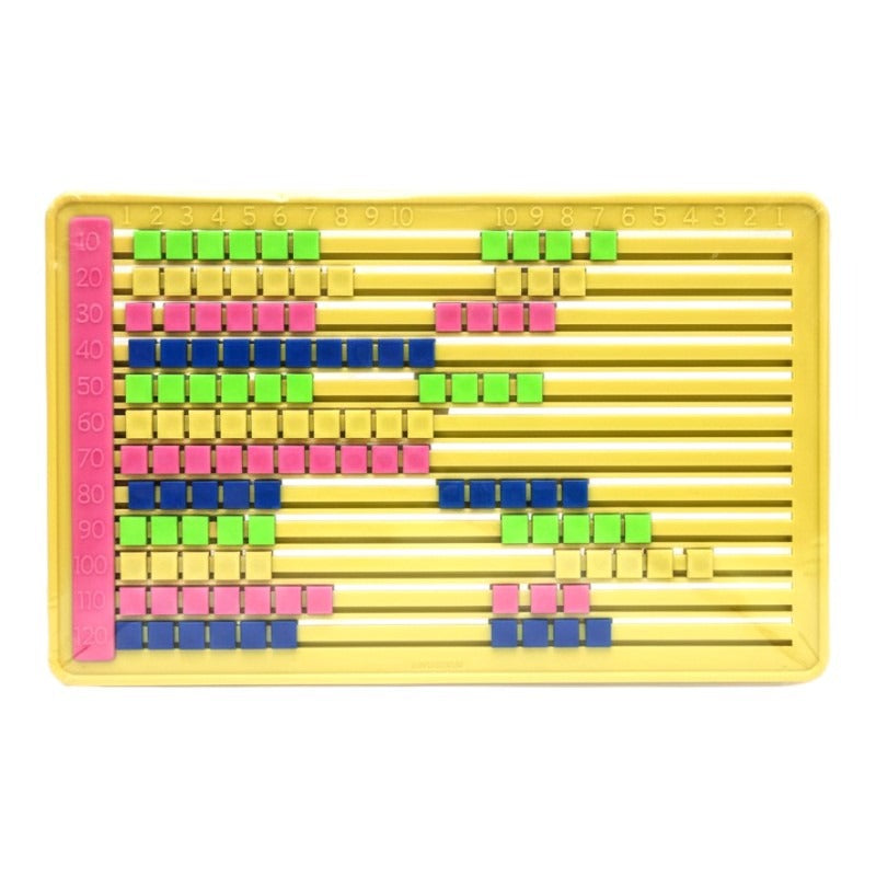 Abacus - Plastic Square Counting Beads, Yellow