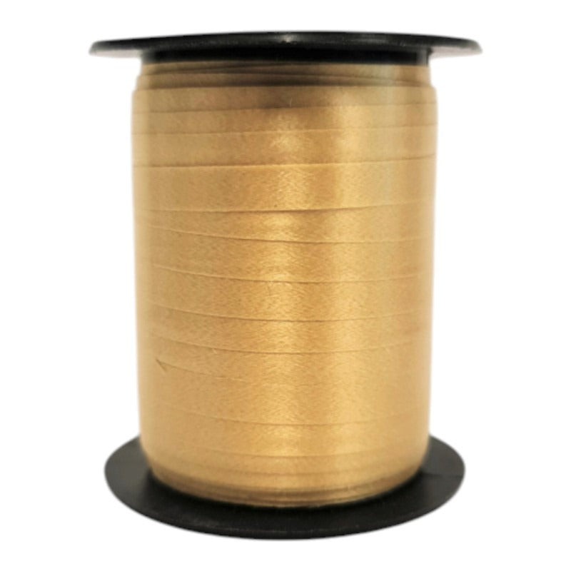 Florist Ribbon - Satin Gold, 5 mm, ±14 m Reel