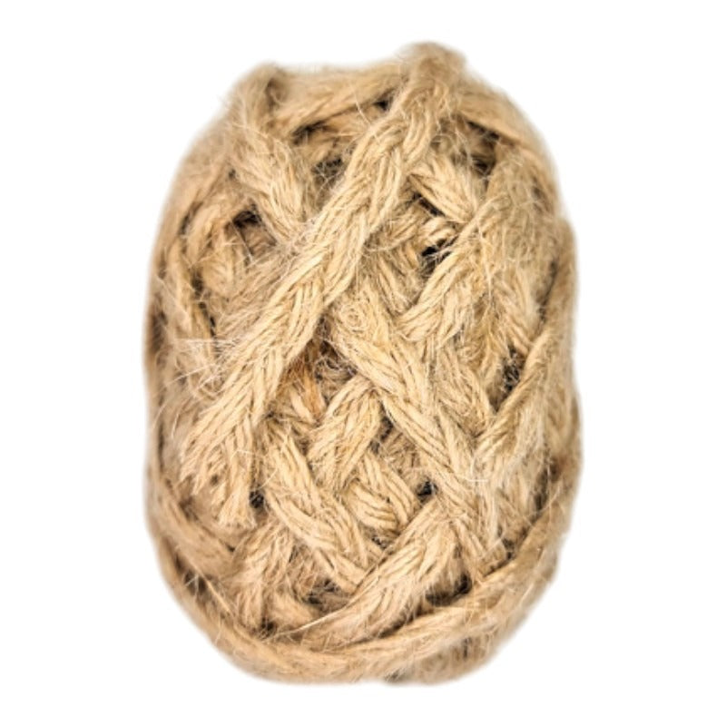 Jute Ribbon - Natural, 5 mm, ±5 m Reel