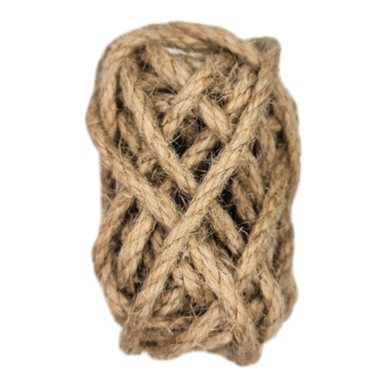 Jute Ribbon - Natural, 4 mm, ±3 m Reel