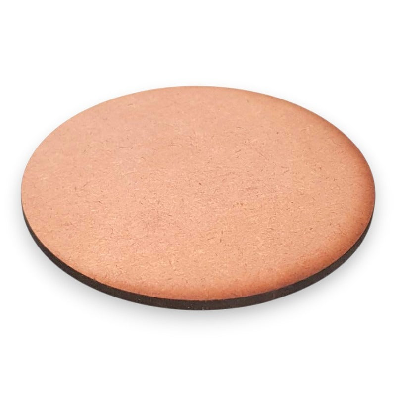 Supawood - Mdf Coaster Round - 9.5 cm Diameter