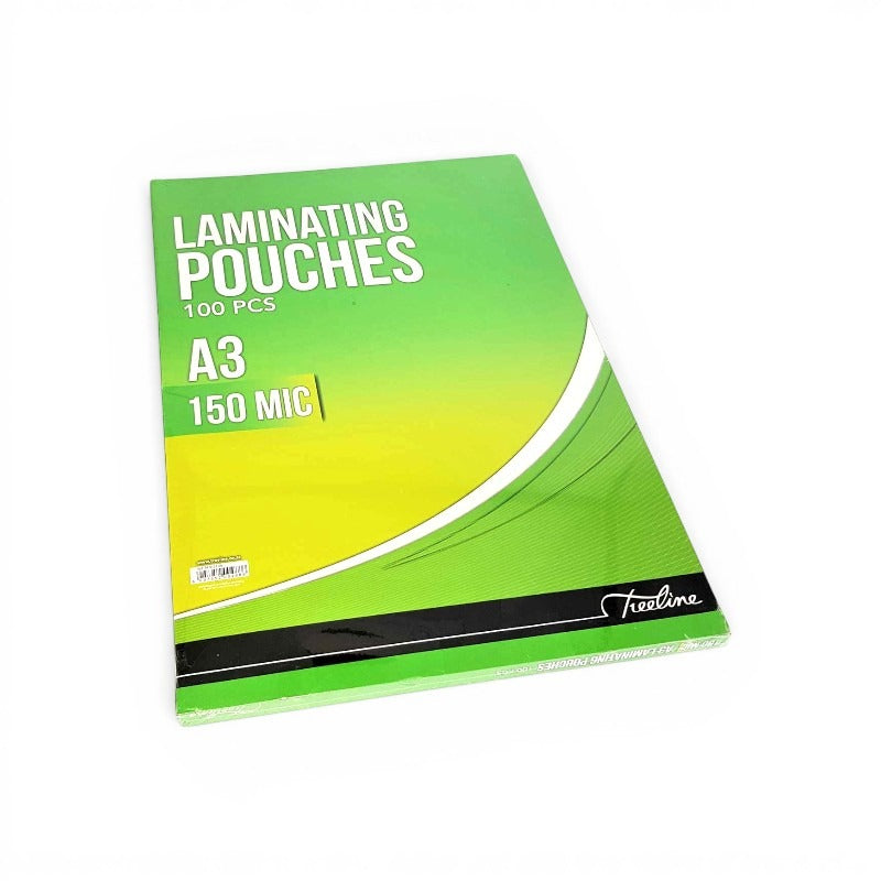 A3 Laminating Pouch - 150 Micron, 75+75 Micron, 100 Sheets, Treeline - Image 2