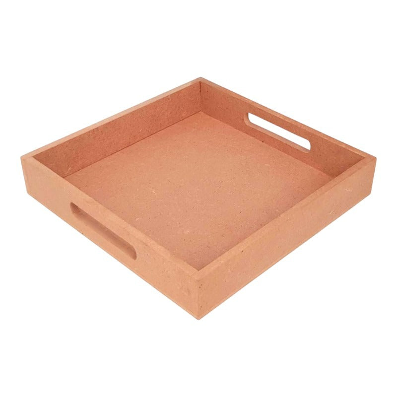 Supawood - Mdf Tray - 18 cm x 18 cm x 3.3 cm