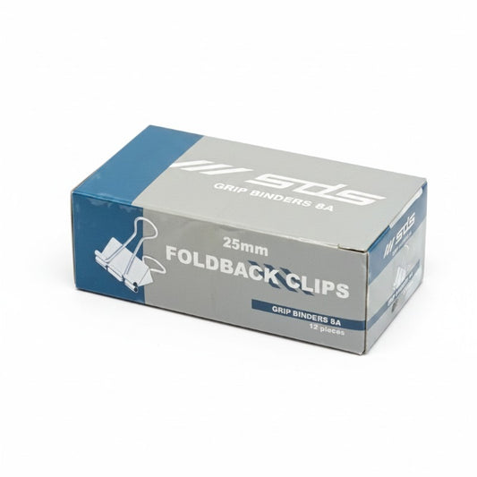Foldback Clips - 25 mm, Box Of 12