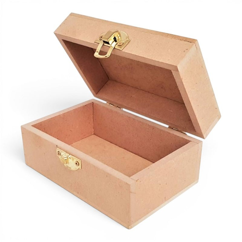 Supawood - Mdf Trinket Box - 12 cm x 8 cm x 6 cm