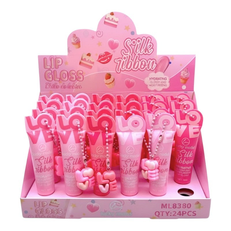 LIP GLOSS - LOVE - LIGHT PINK - Image 2
