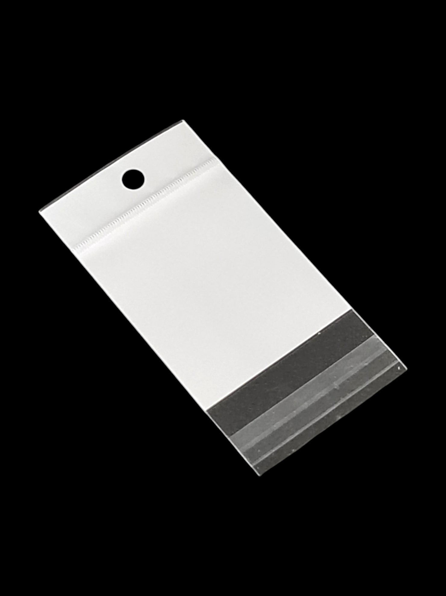 PVC BAG - WHITE ±6×12 Cm - Thickness 40 Microns ±100-Piece