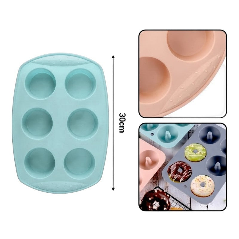 Silicone MUFFIN MOULD - 30*20.5 cm - Blue