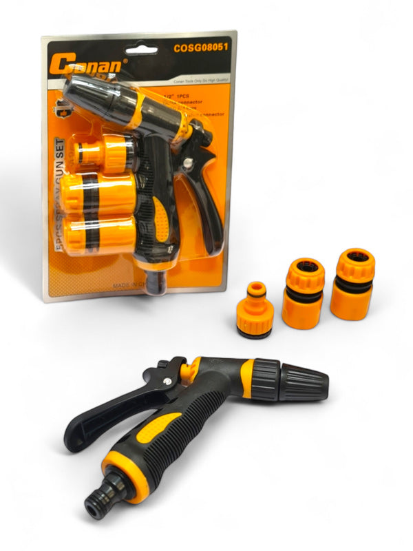 Conan Spray Gun And Connector 5 Piece Set