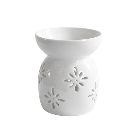 Ceramic Burner - WHITE - ±9.5×8 Cm