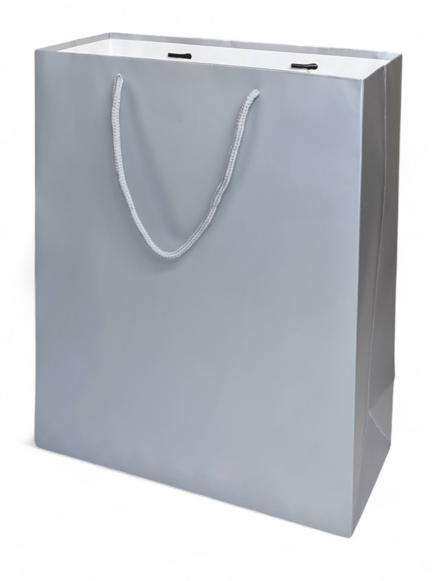 GIFT BAG (L) Gld/blk/sil 26*32 Cm - Silver