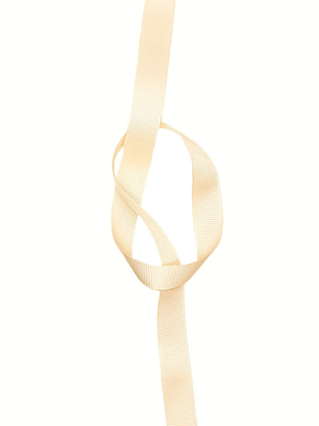 Petersham Ribbon - 16 mm Cream