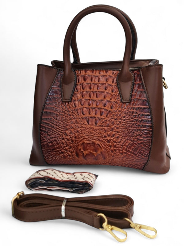 Ladies Bag - Brown ±23×27×11 cm