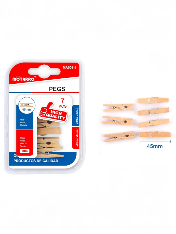 Motarro Pegs - 45 mm, 7-Piece