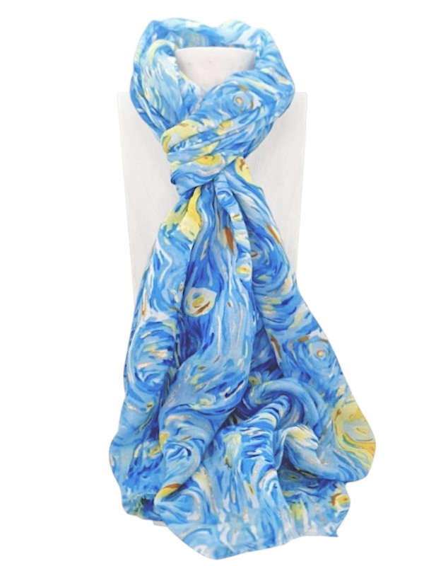 Scarf - Blue, ±180×82 cm