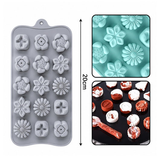 Silicone CHOCOLATE MOULD - Grey
