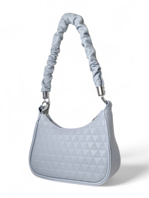Ladies Bag - Light Grey, Strap Included, ±17×23×6 cm