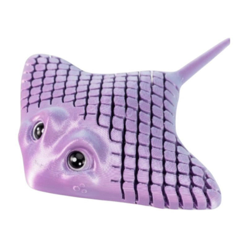 3D Printing TOY STING RAY - Purple